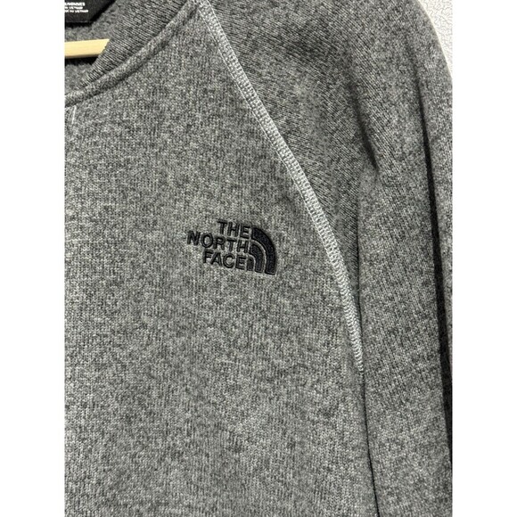 The North Face Canyonlands Fleece Sweater Jacket Mens SIZE LARGE Grey Full Zip - Picture 5 of 9